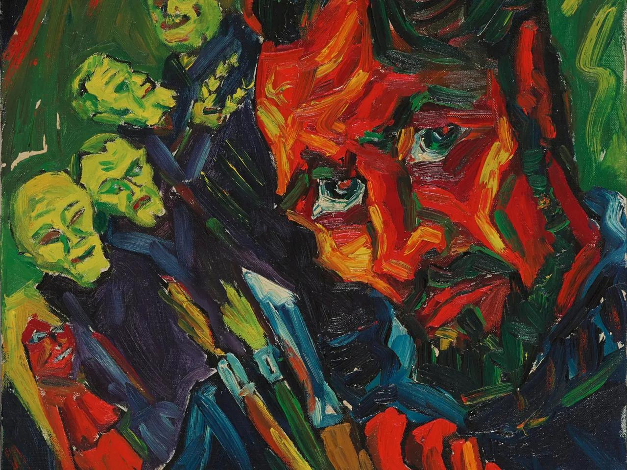 STERNE ÜBER PARIS Sergio Birga, Florentiner Ferien, 1966, Foto Galerie Anna-Tschopp, Marseille, Foto_Lindenau-Museum Altenburg