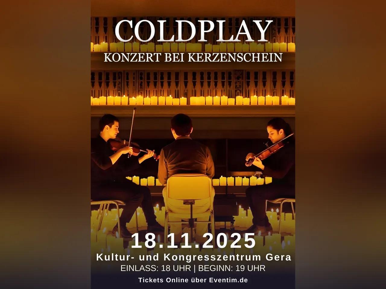 Coldplay Musik bei Kerzenschein am 18.11.2025 im KuK