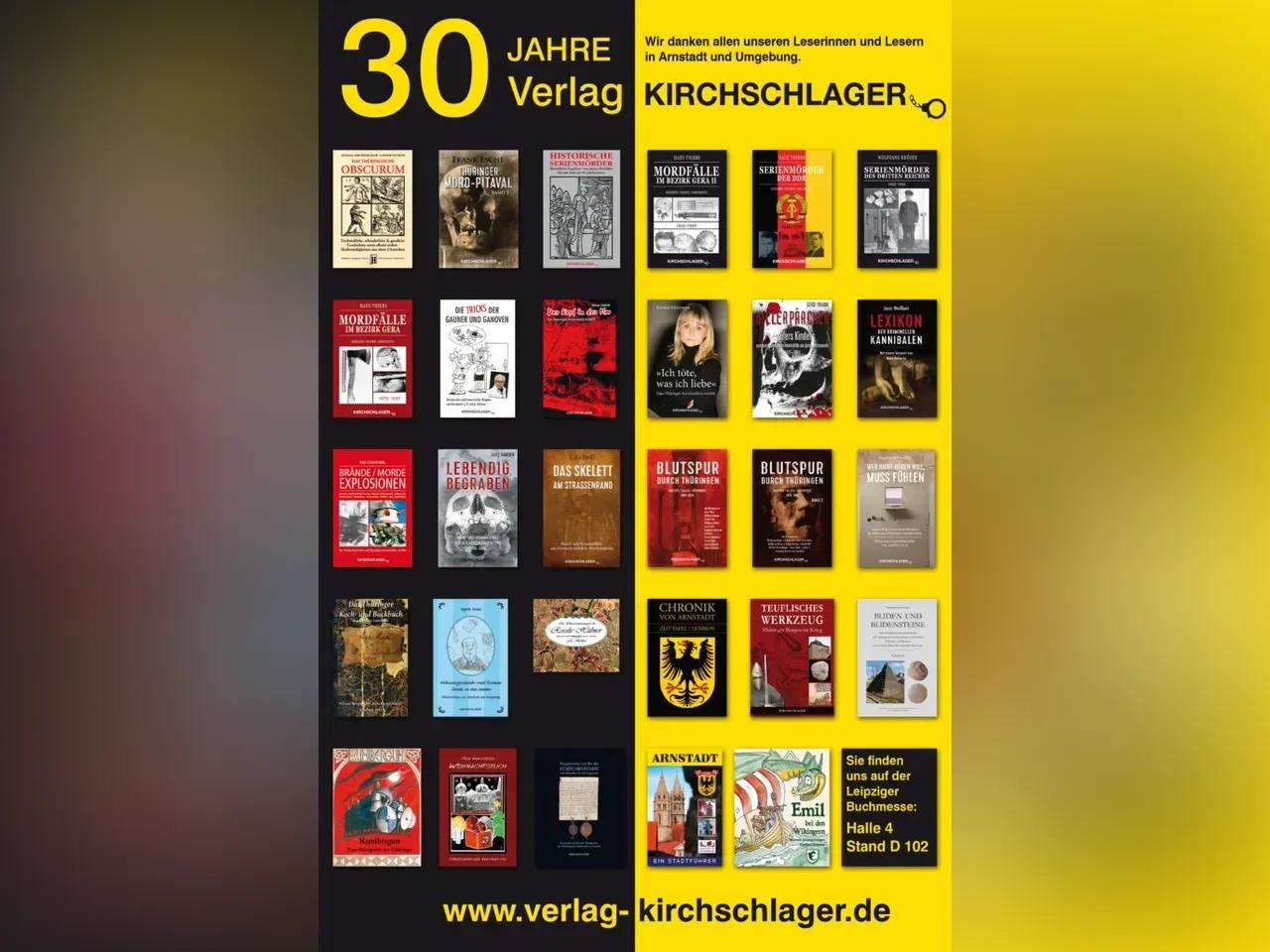 Auswahl der bisher veröffentlichten Bücher im Verlag Kirchschlager