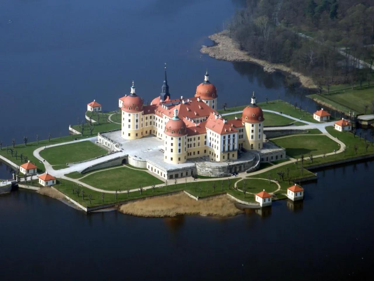 Schloss Moritzburg Luftbild