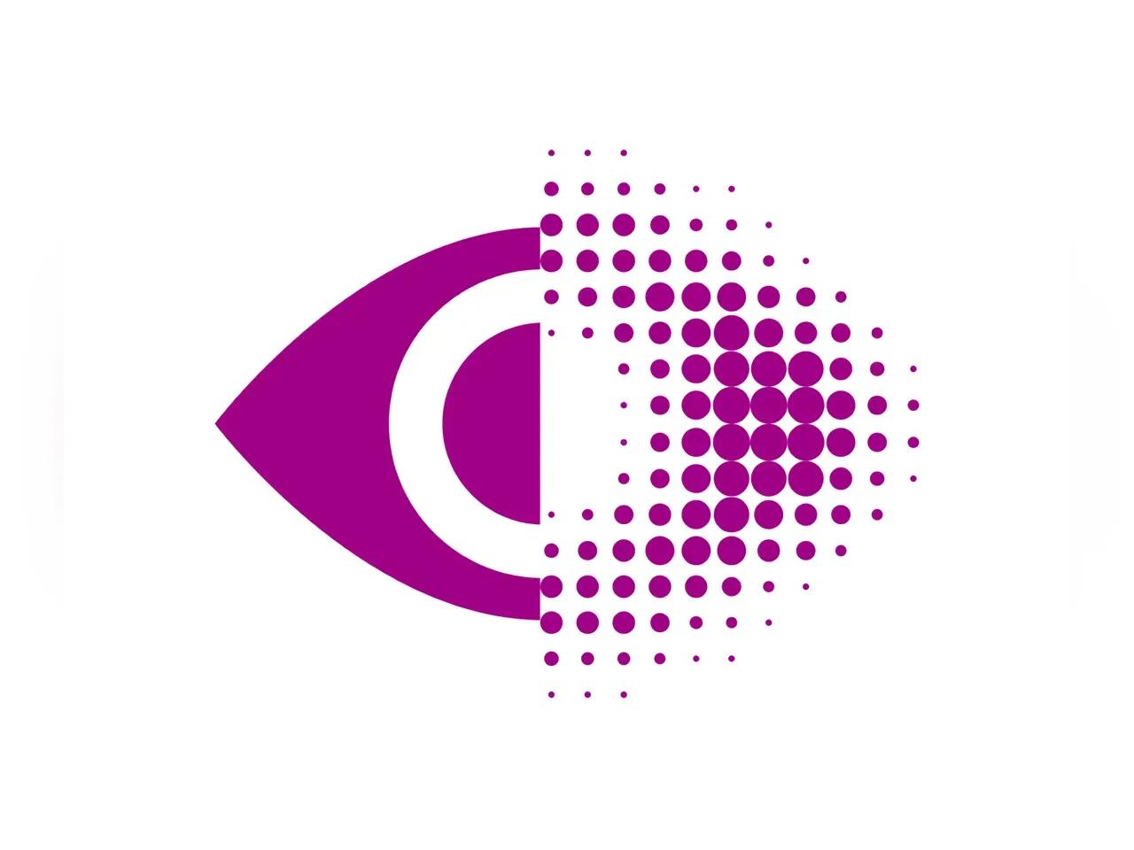 ein pinkes Auge als Grafik, rechts geht es in Pixel über