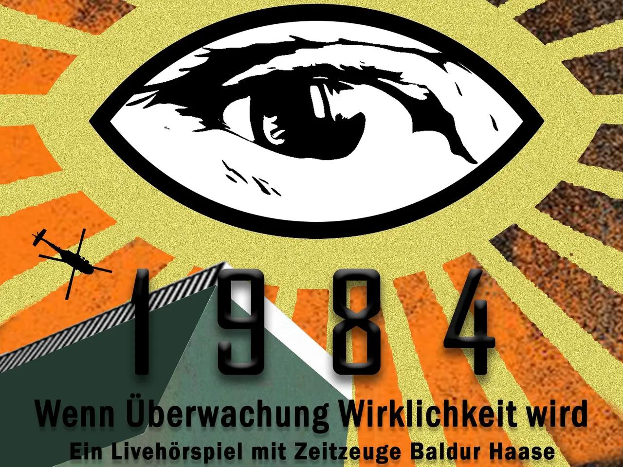 1984 Livehörspiel - Poster A2-A3 V1 klein