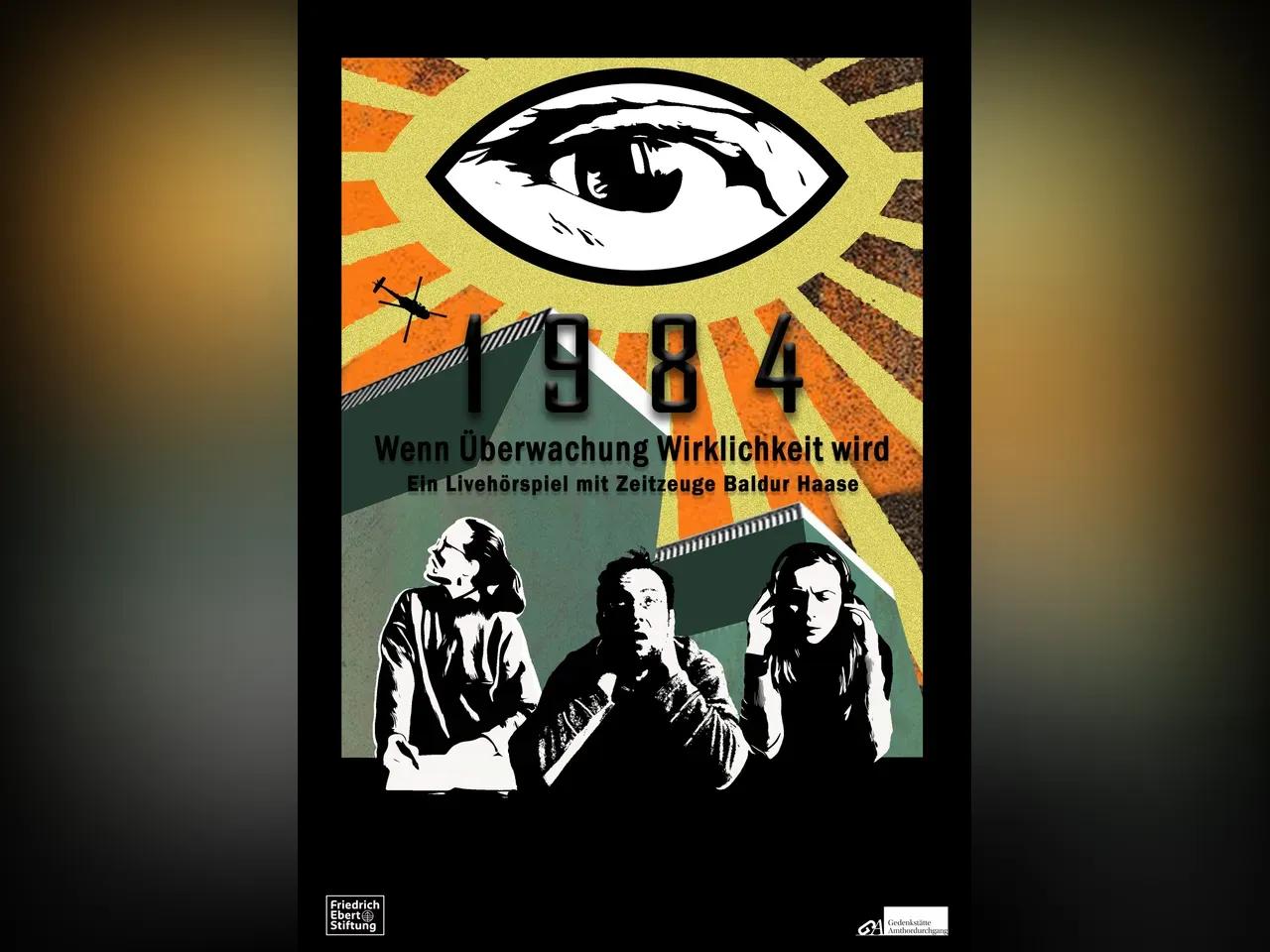 1984 Livehörspiel - Poster A2-A3 V1 klein