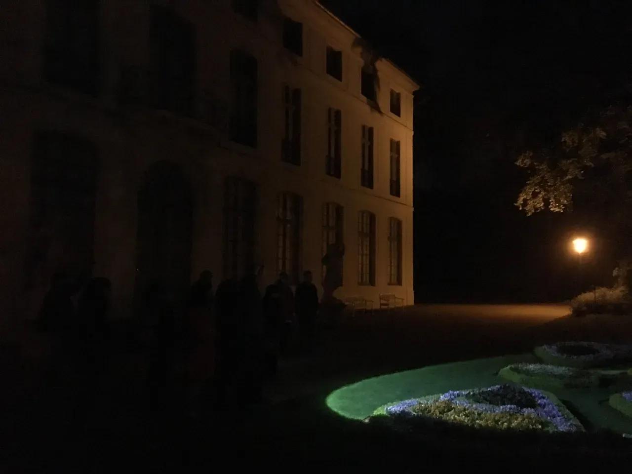 Greizer Park bei Nacht