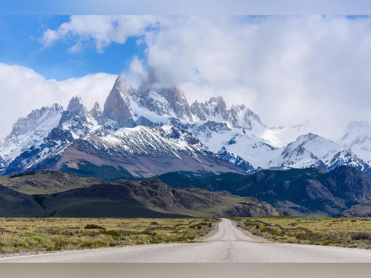 Bergmassiv in Südamerika