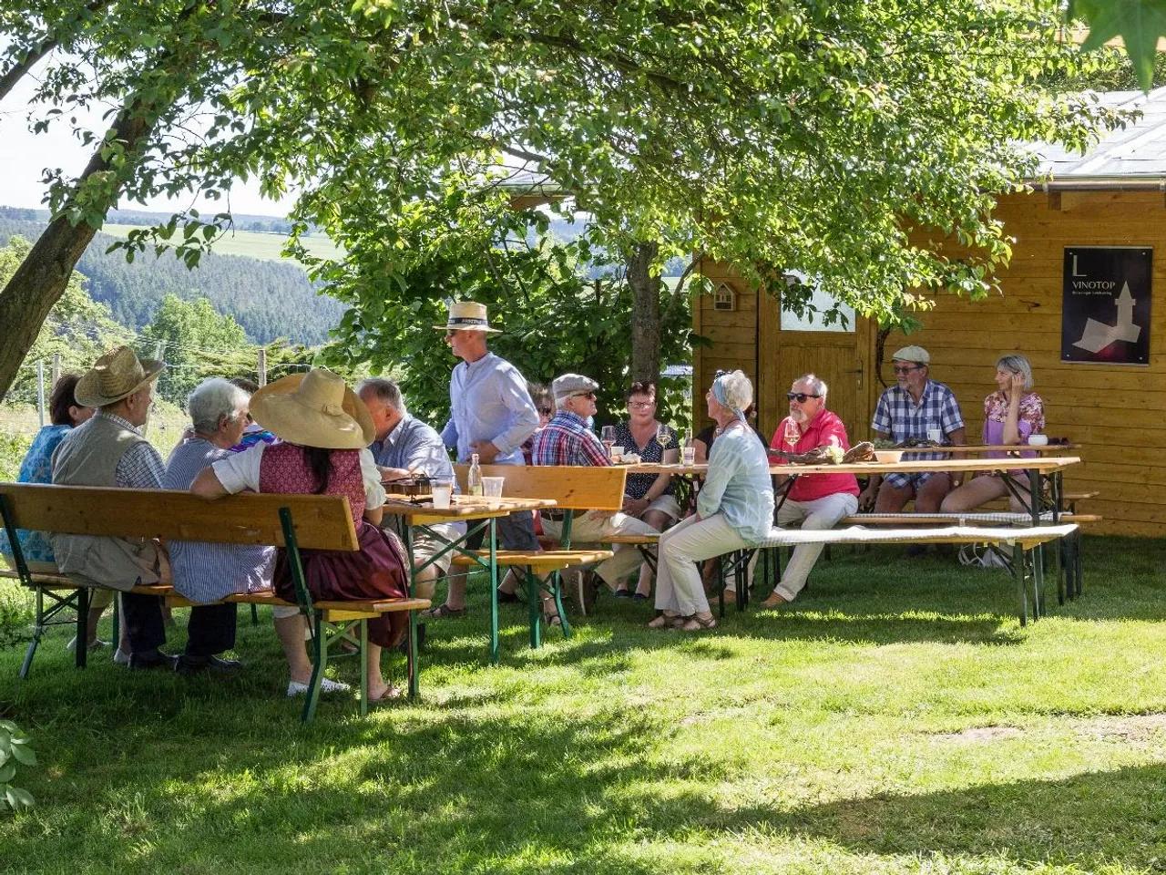 Ausschank im Weinberg