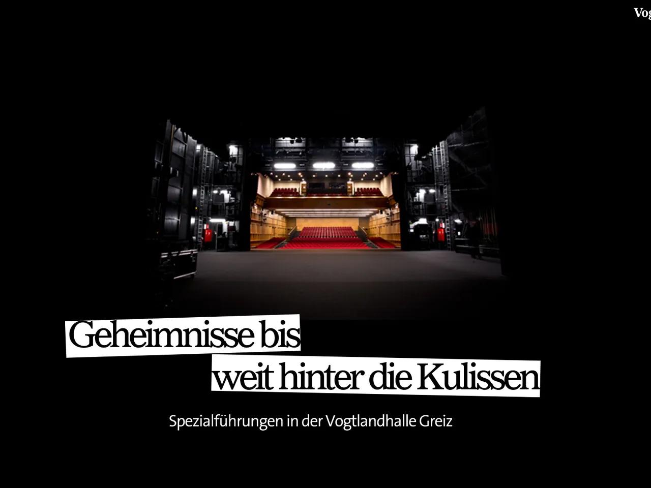 Vogtlandhalle hinter den Kulissen