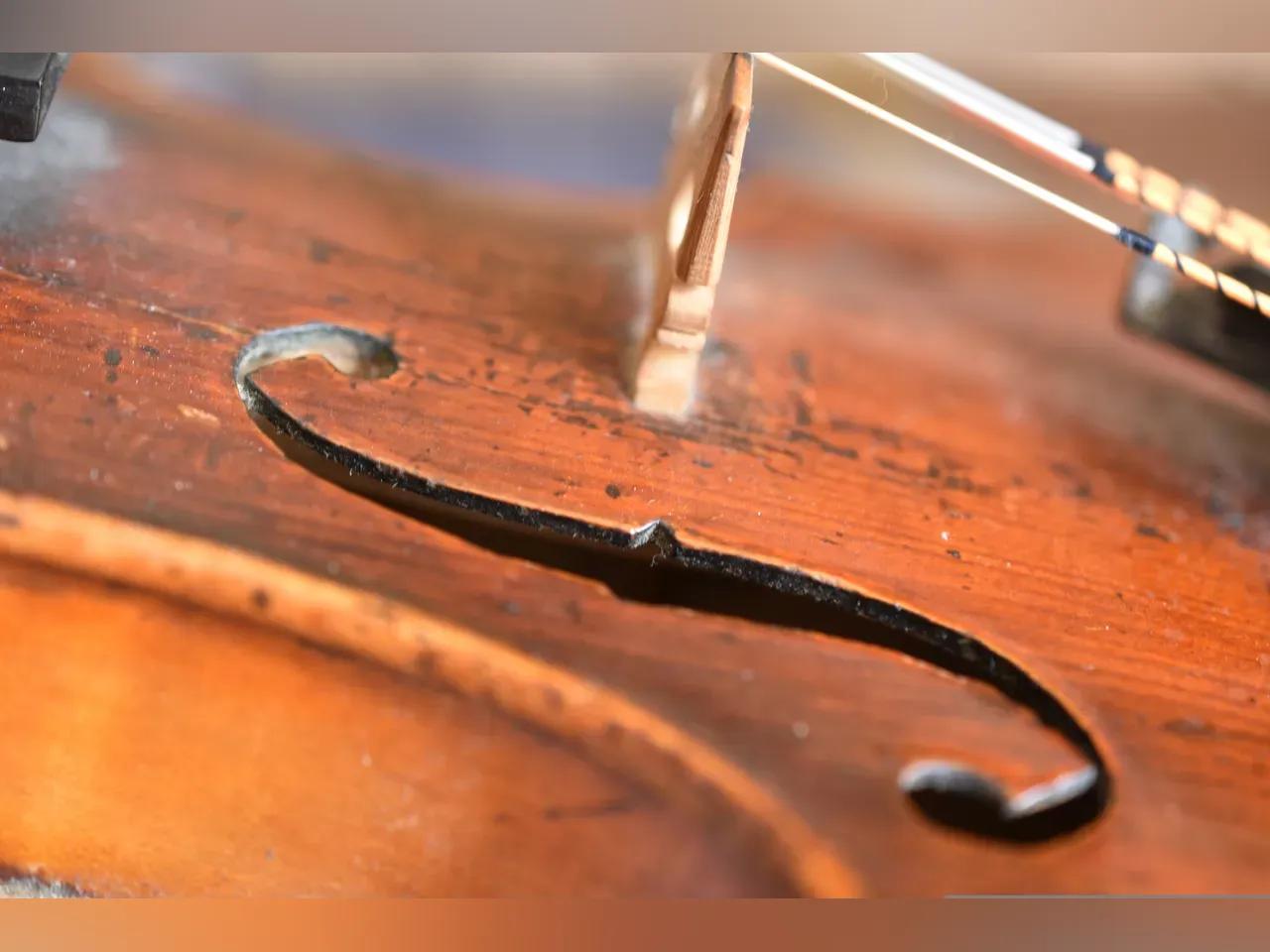 Nahaufnahme einer Violine