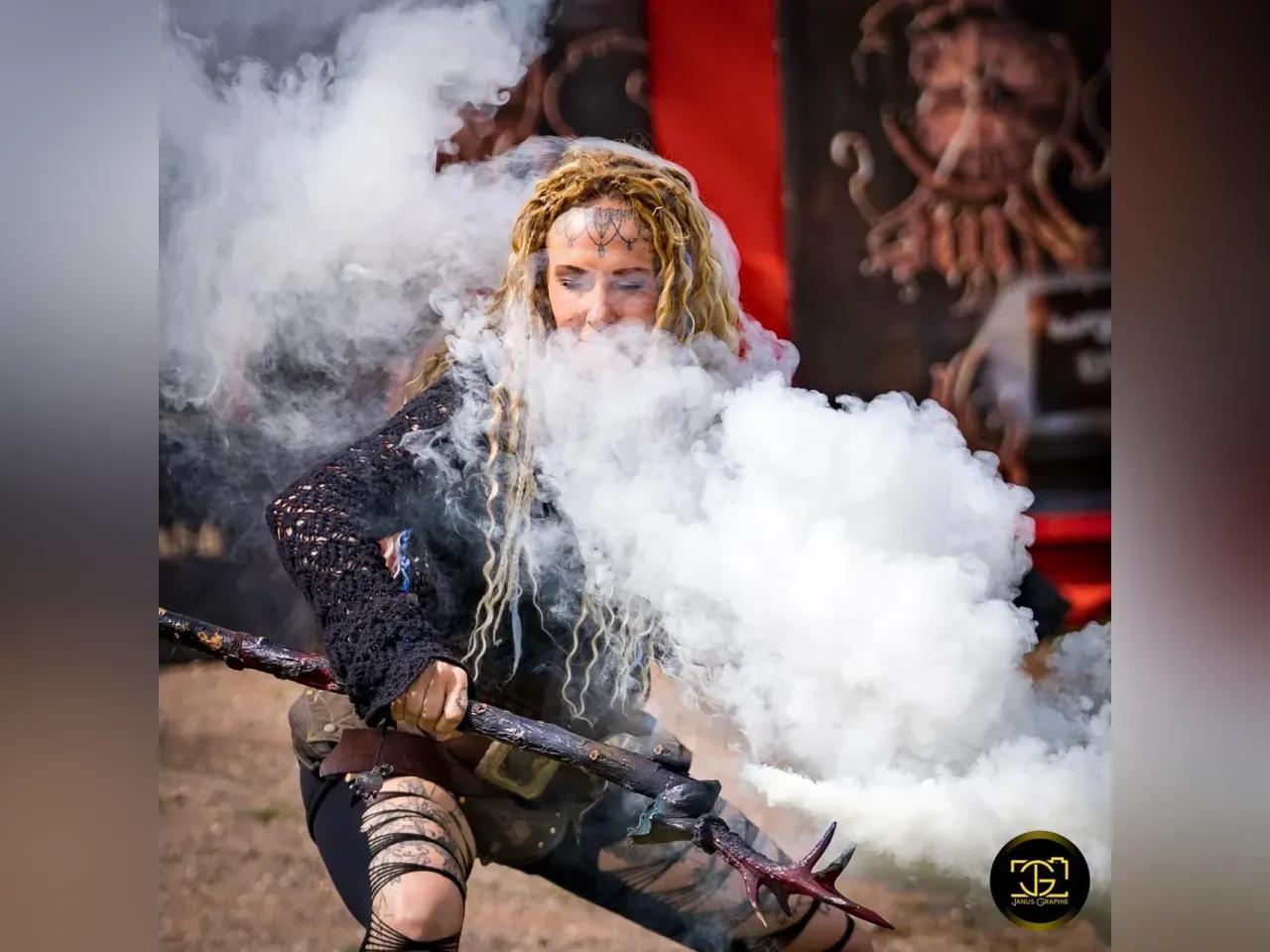 Mittelalterspektakel auf der Osterburg Braxas-A