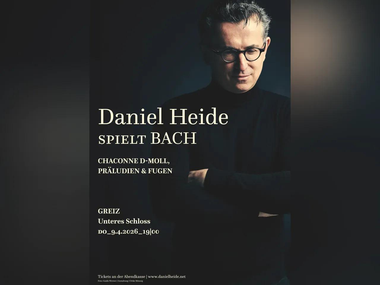 CHACONNE D-MOLL,
PRÄLUDIEN & FUGEN -
GREIZ
Unteres Schloss
DO_9.4.2026_19|00