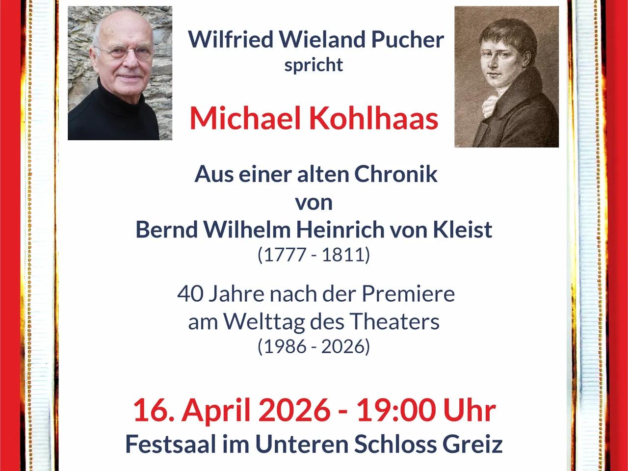 Aus einer alten Chronik von Bernd Wilhelm Heinrich von Kleist (1777 - 1811)