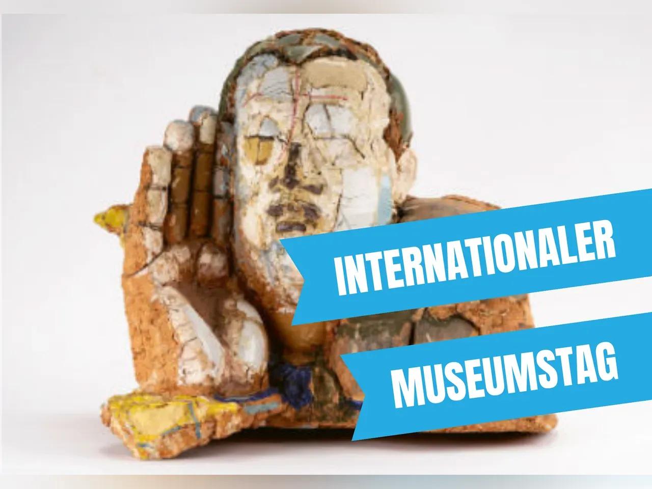 Gertraud Möhwald: „Büste einer Frau, die die Hand an den Kopf hält“, 1992.