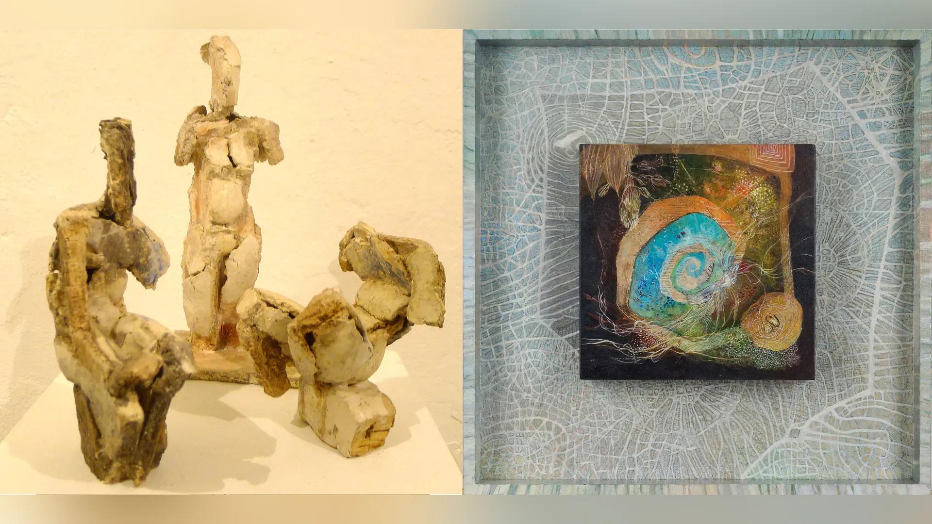 Zur Eröffnung der 91. Ausstellung in der Galerie "M1-Kunstzone" laden wir Sie und Ihre Freunde recht herzlich ein. 

Unter dem Titel "ZWEI WEGE" werden Werke von Christin Müller (Halle/Saale, keramische Plastik) und Gabriela Schlenz (Tannenberg, Malerei/Grafik) präsentiert.