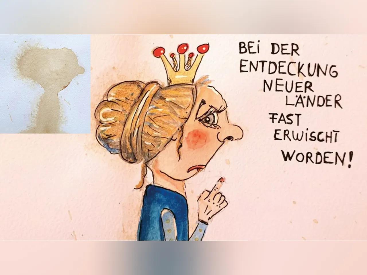 Vernissage: Kaffee-Klecks-Kunst