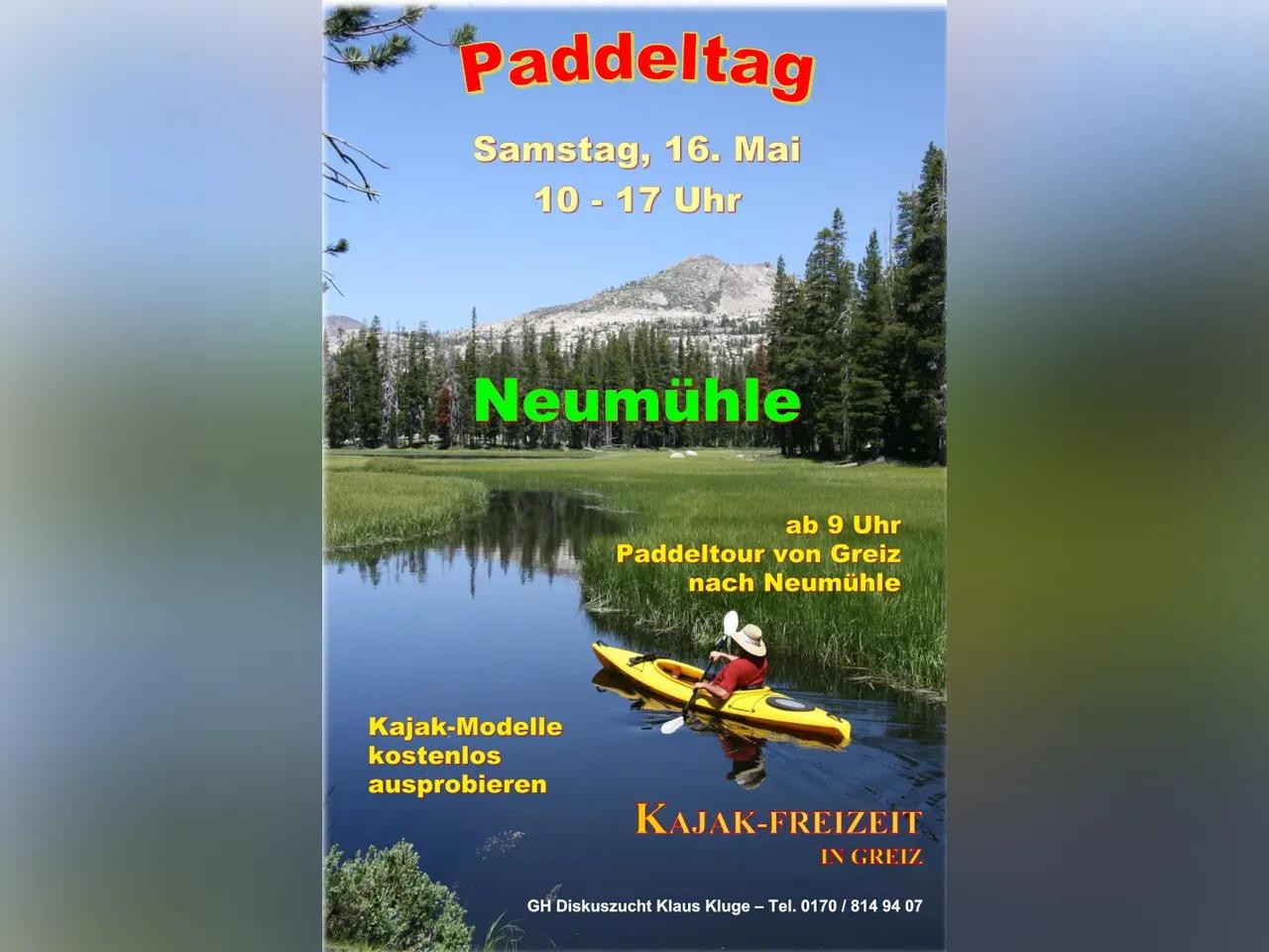 Paddeltag von Greiz nach Neumuehle