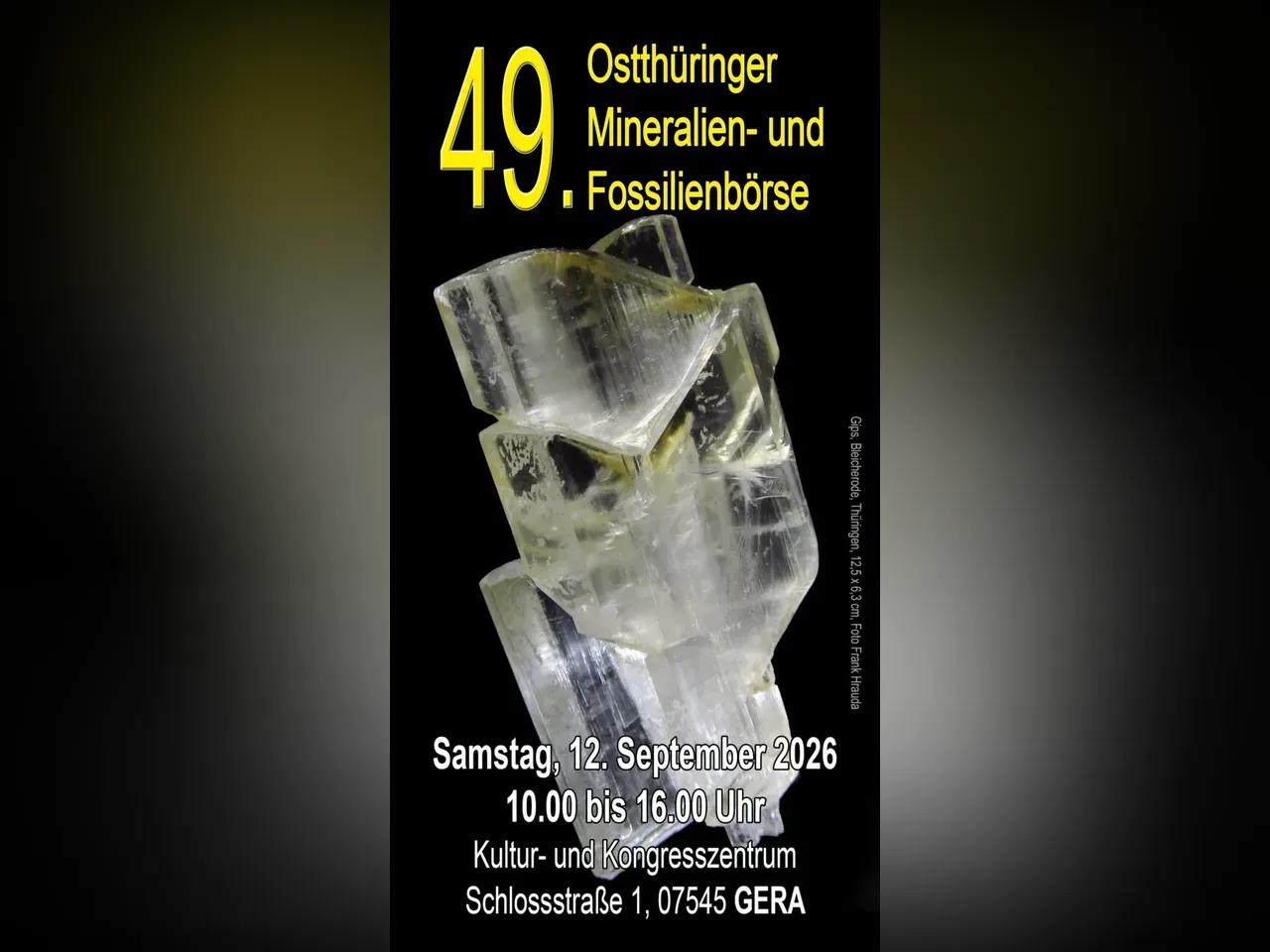 Ostthüringer Mineralien- und Fossilienbörse