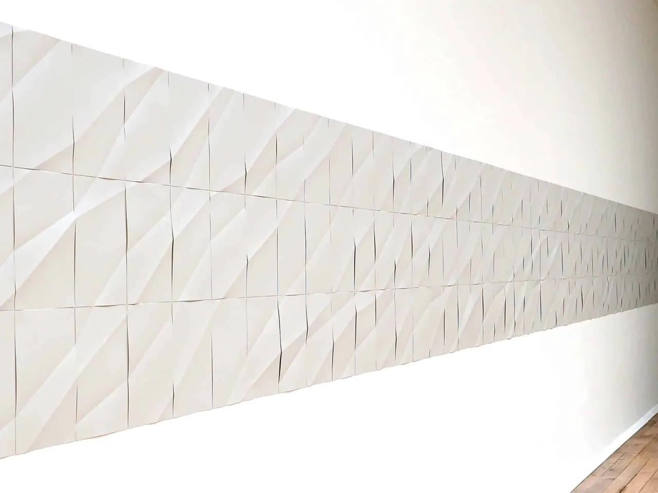 Papierinstallation Loom 2